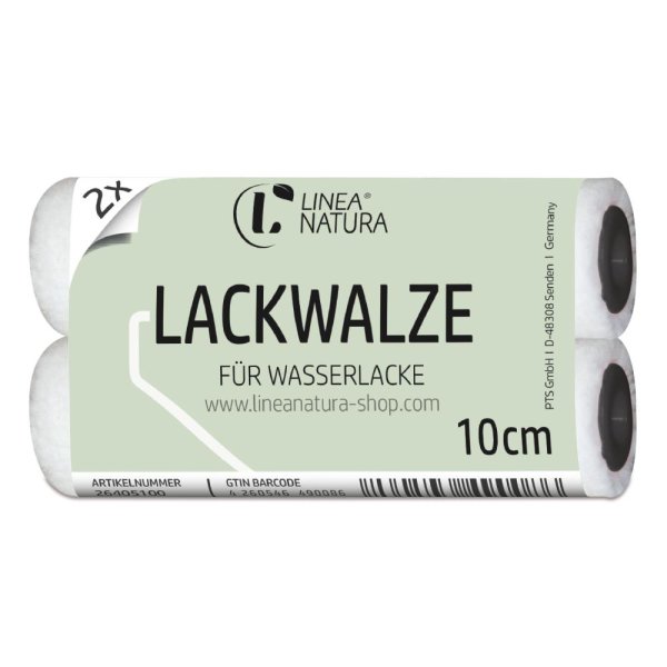 LINEA NATURA® Lackroller - Ersatzwalzen 2 x 10cm