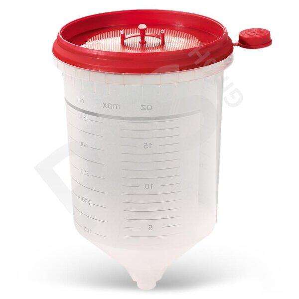 EASY LINE - HSM SPA-SYSTEM - 60 Becher + Deckel mit FlipFlop-Verschluss inkl. Verschlusskappe