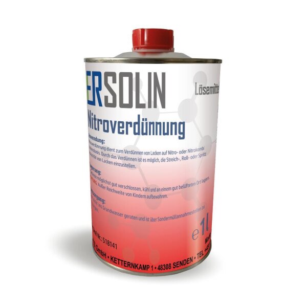 Nitroverdünnung 1L Verdünnung Lackverdünner Waschverdünnung auch in 3L 5L 10L