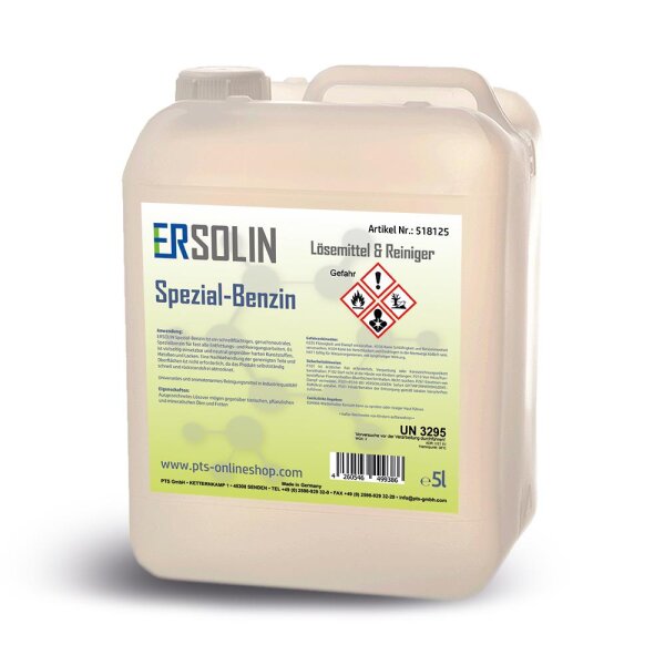 Spezial-Benzin 5L Waschbenzin Reinigungsbenzin Spezialreiniger sehr ergiebig