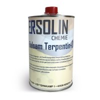 Ersolin Balsam Terpentin-Öl | Balsamterpetinöl | hergestellt aus Kiefernharz 1L Blechdose