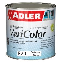 Adler Varicolor E20 Basis zum Tönen | Grund-und Deckeffektlack mit grober Glimmerstruktur