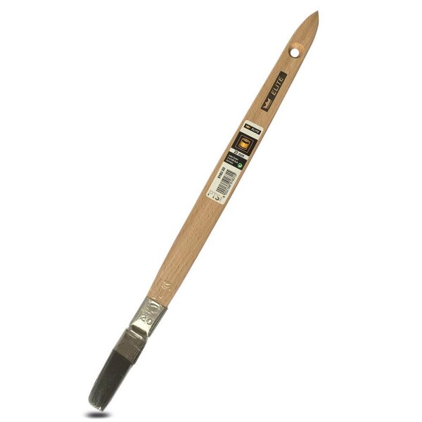 mako ELITE Lack Plattpinsel | Heizkörperpinsel | Lackpinsel gebogene Ausführung 20 mm