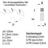 Stehle Ritz-Kreissägeblätter HW -...