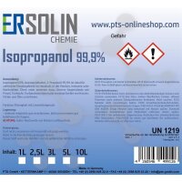 Isopropanol 99,9% 3x1 Liter IPA Entfetter Reiniger erhältlich in 2.5L 3L 5L 10L