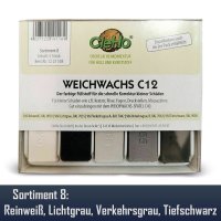 Cleho Weichwachs C12 - 5er Pack Sortiment 8