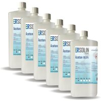 Aceton 99,5% 6x1 L Reiniger Entfetter Lösemittel...