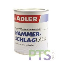 Hammerschlaglack - Glänzender, thixotroper Effektlack auf Alkydharzbasis mit Rostschutz 750ml | brillantblau