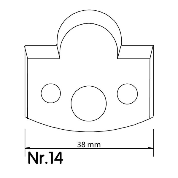 2x Abweiser Nr. 14