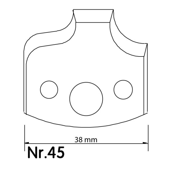 2x Abweiser Nr. 45