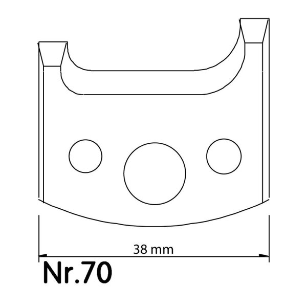 2x Abweiser Nr. 70
