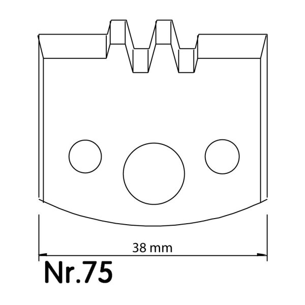 2x Abweiser Nr. 75