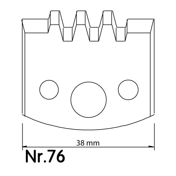 2x Abweiser Nr. 76