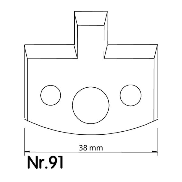 2x Abweiser Nr. 91
