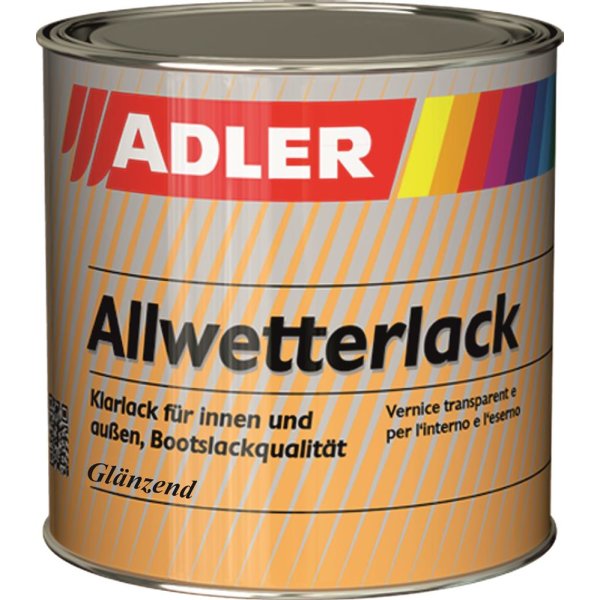 Adler Allwetterlack Bootslackqualität - Glänzend 750ml