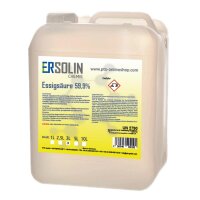 Essigsäure 59,9% 3 L Entkalker Reiniger technische...
