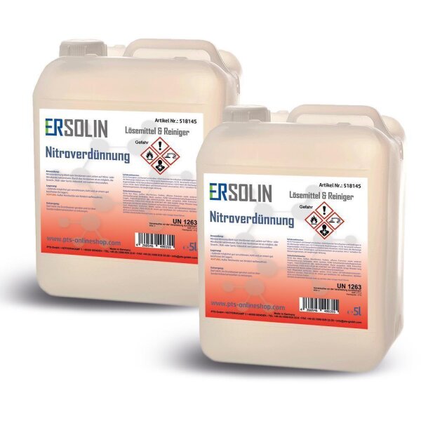 Nitroverdünnung 4x5L Verdünnung Lackverdünner Waschverdünnung Universalverdünner 20L