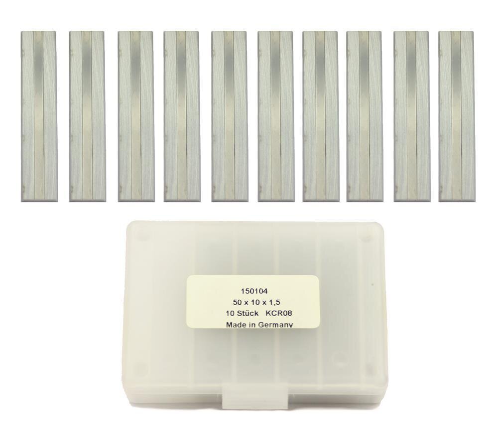 10 Stück VHM-Hartmetall Wendeplatten – 15x12x1,5 Mm, 2 Schneiden, Für Holz, Made In Germany