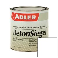 Beton-Siegel W10 Weiß Zementfarbe- Böden Versiegelung tönbar 2,5 l