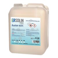 Aceton 99,5% 2,5 L Reiniger Entfetter Lösemittel Lackentferner sehr ergiebig