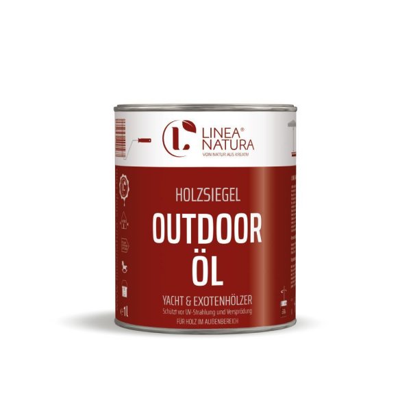 LINEA NATURA® Outdoor Öl | Terrassenöl | Gartenmöbel Öl | Teaköl | Bangkirai Öl | Hartholz Öl