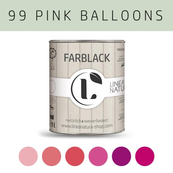 Farblack - 99 PINK BALLOONS