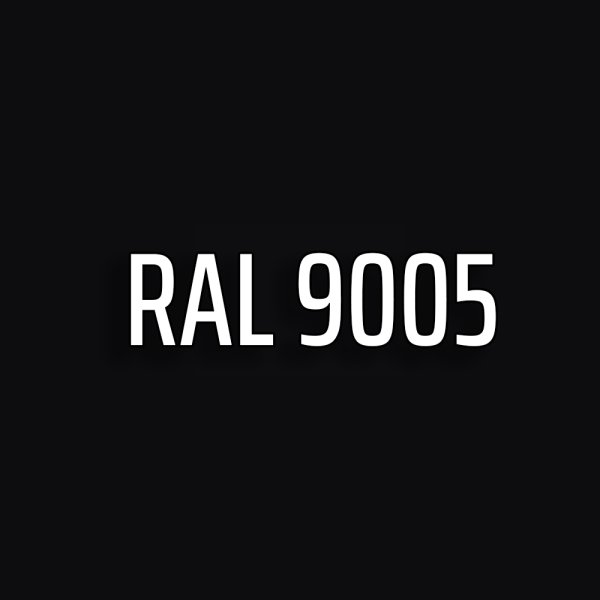 RAL9005 - Tiefschwarz
